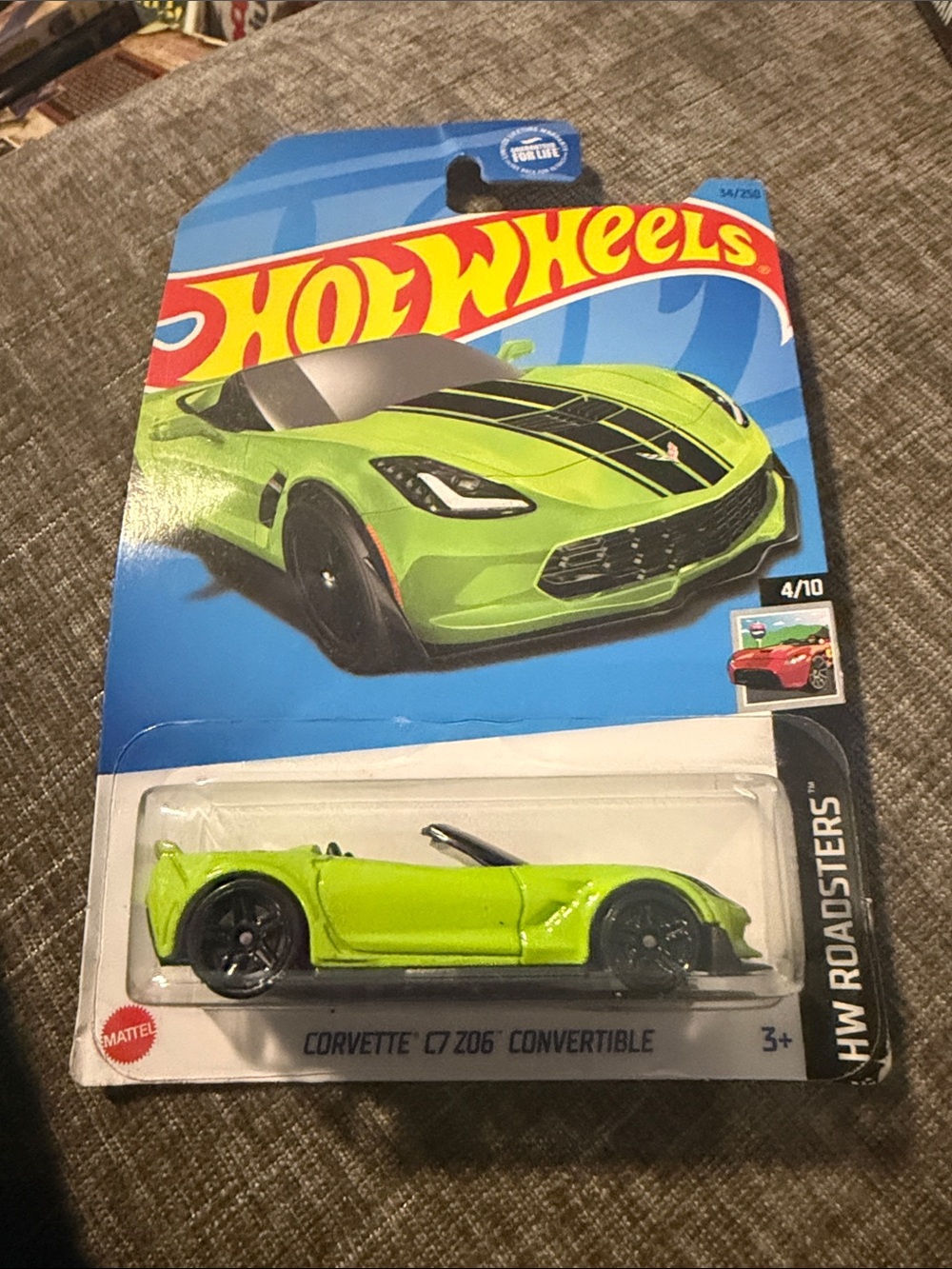 Hot Wheels Corvette‎ C7 Z06 Convertible HW Roadsters 54/250